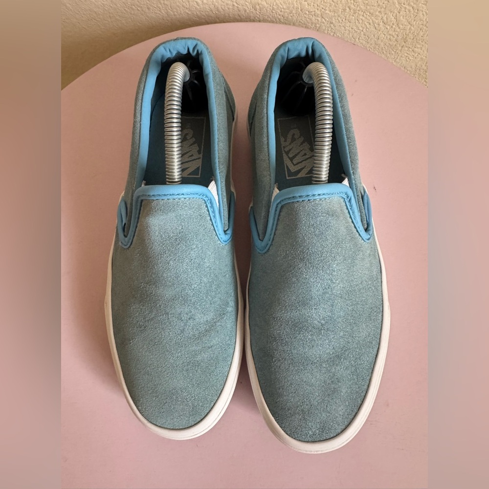 Vans Light Blue Slip on Womens size 7